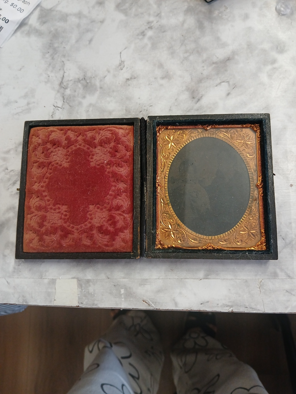 Antique 1850s Civil War Photograph Case